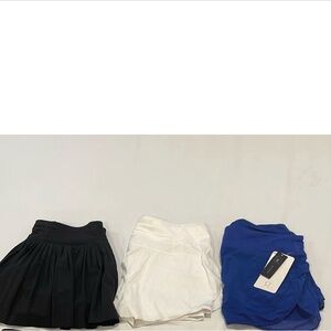 Bundle of 3 Lululemon skirts NWOT size 10